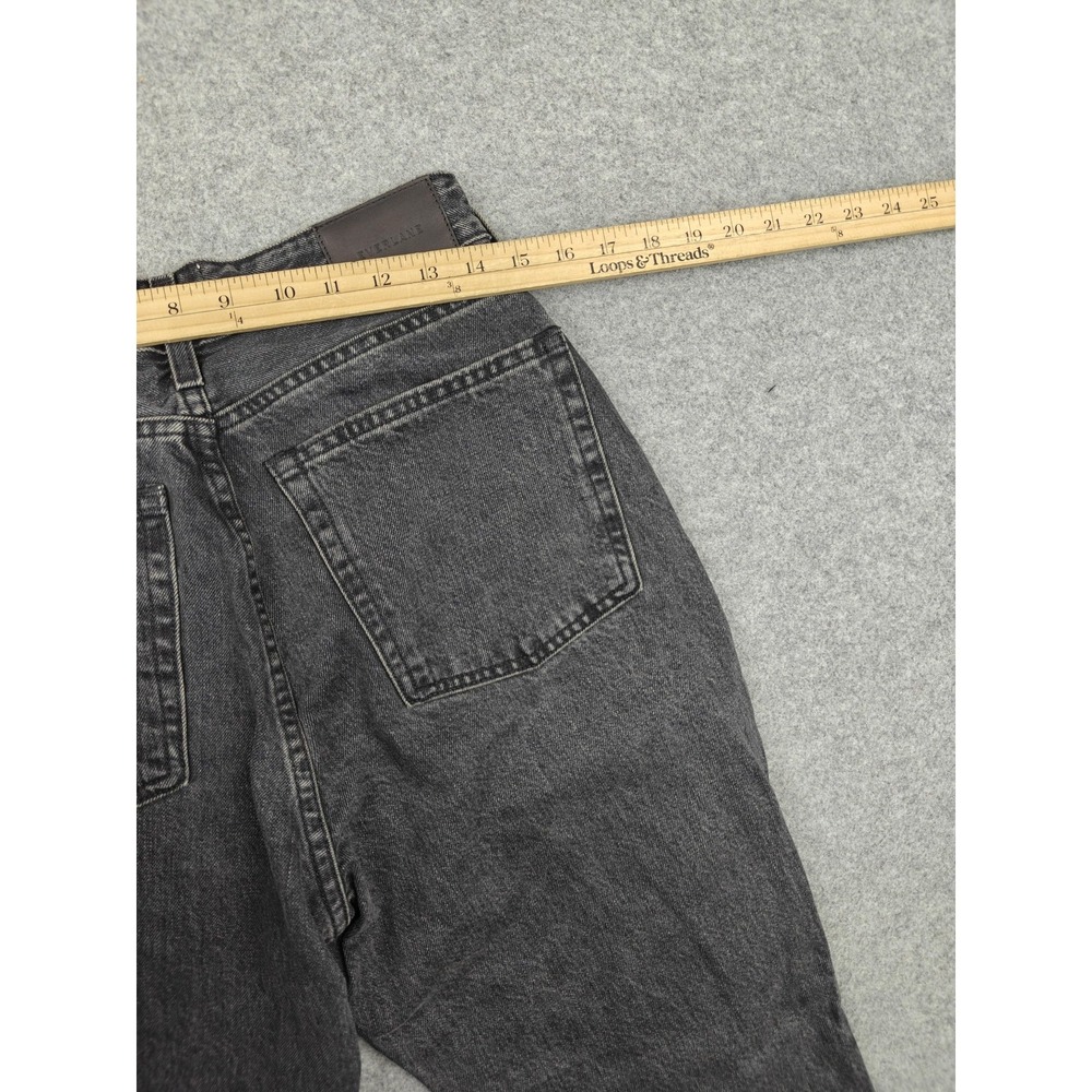 Everlane The Curvy 90s Cheeky Straight Jeans Womens 30 High Rise Black Denim New - Picture 8 of 12